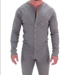 NWT Nasty Pig Union Suit FW19. Grey. Large.
